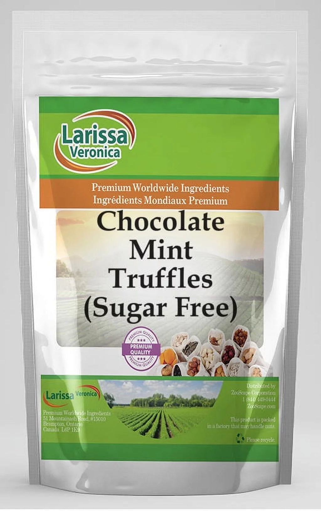 Sugar Free Chocolate Mint Truffles 16 oz 2-Pack I88569