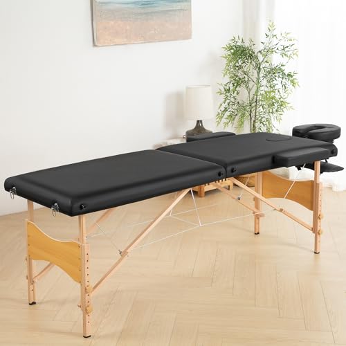 Portable Wooden 2-Fold Massage Table B582