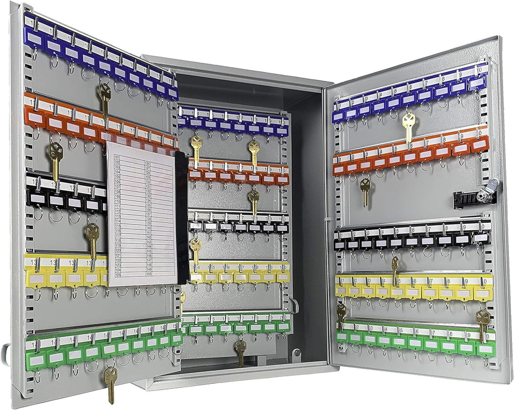 Adjustable Combination Lock Key Cabinet Grey M124532