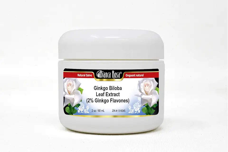 Ginkgo Biloba Leaf Extract 2 oz Salve Ointment 3 Pack L707