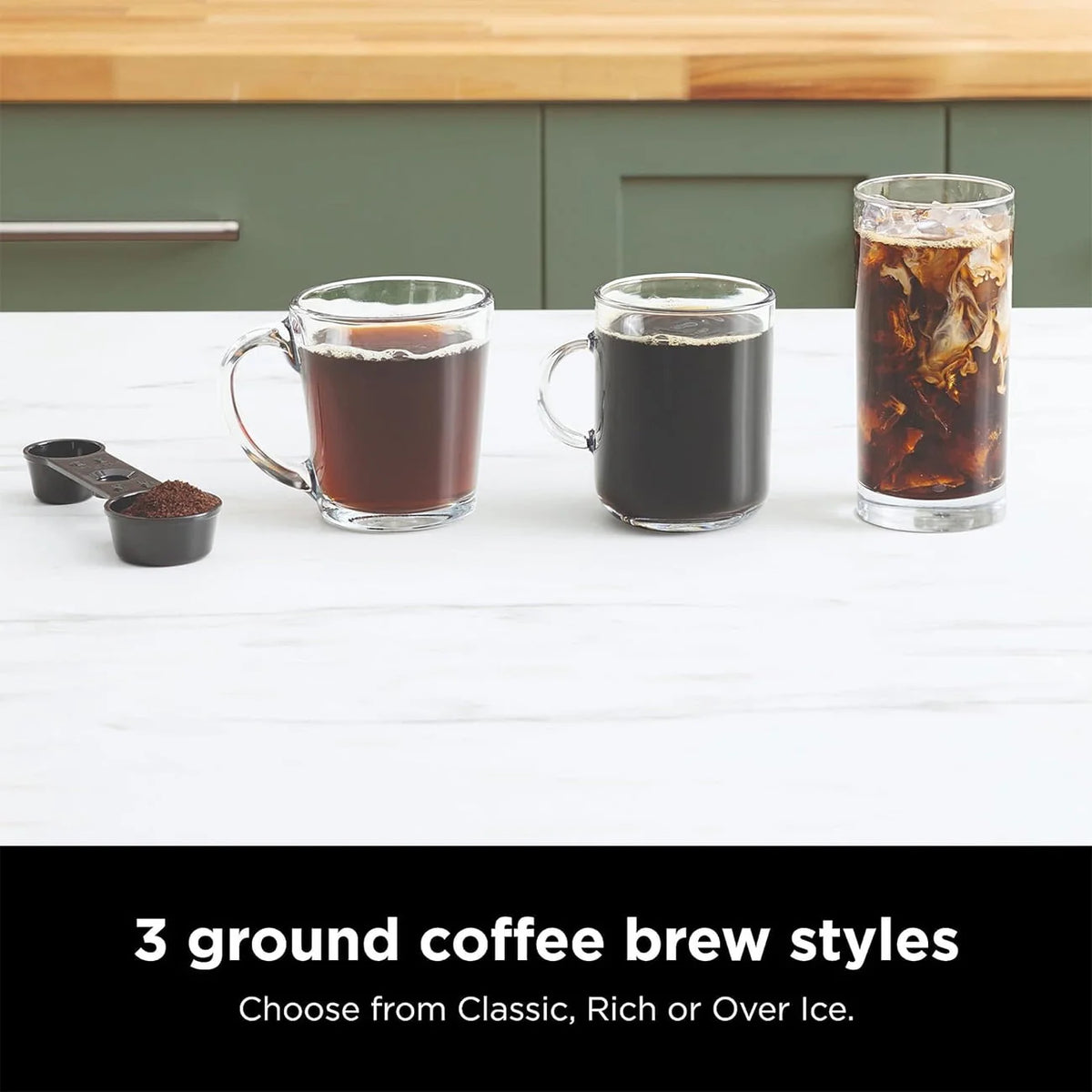 Black and Stainless Steel Espresso & Coffee System D466