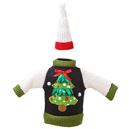 Christmas Wine Bottle Covers with Hat D811
