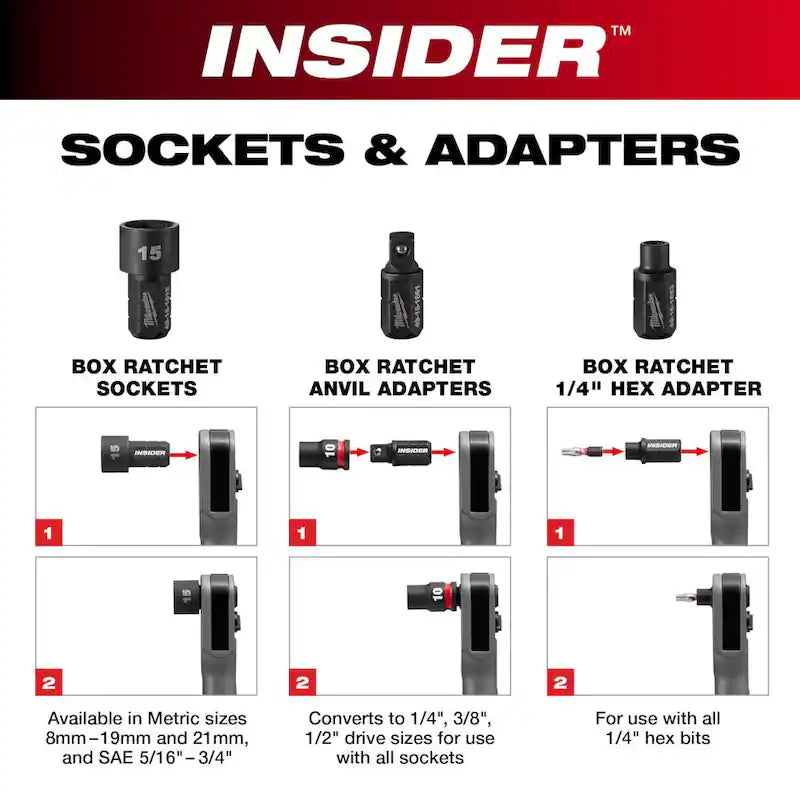 12V Lithium-Ion Brushless Cordless Extended Reach Box Ratchet Q3685