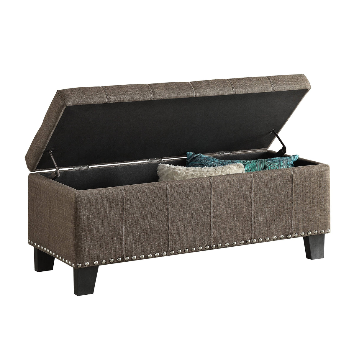 Brown Storage Bench B440