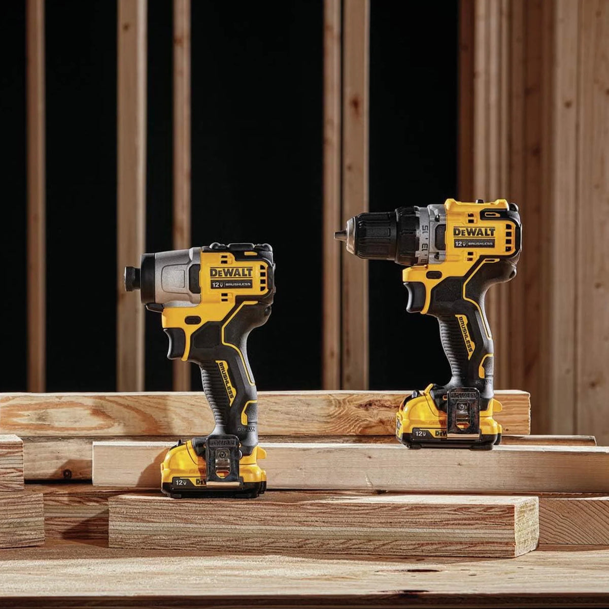 12V MAX Brushless Drill & Impact Driver Combo Tool Kit S371