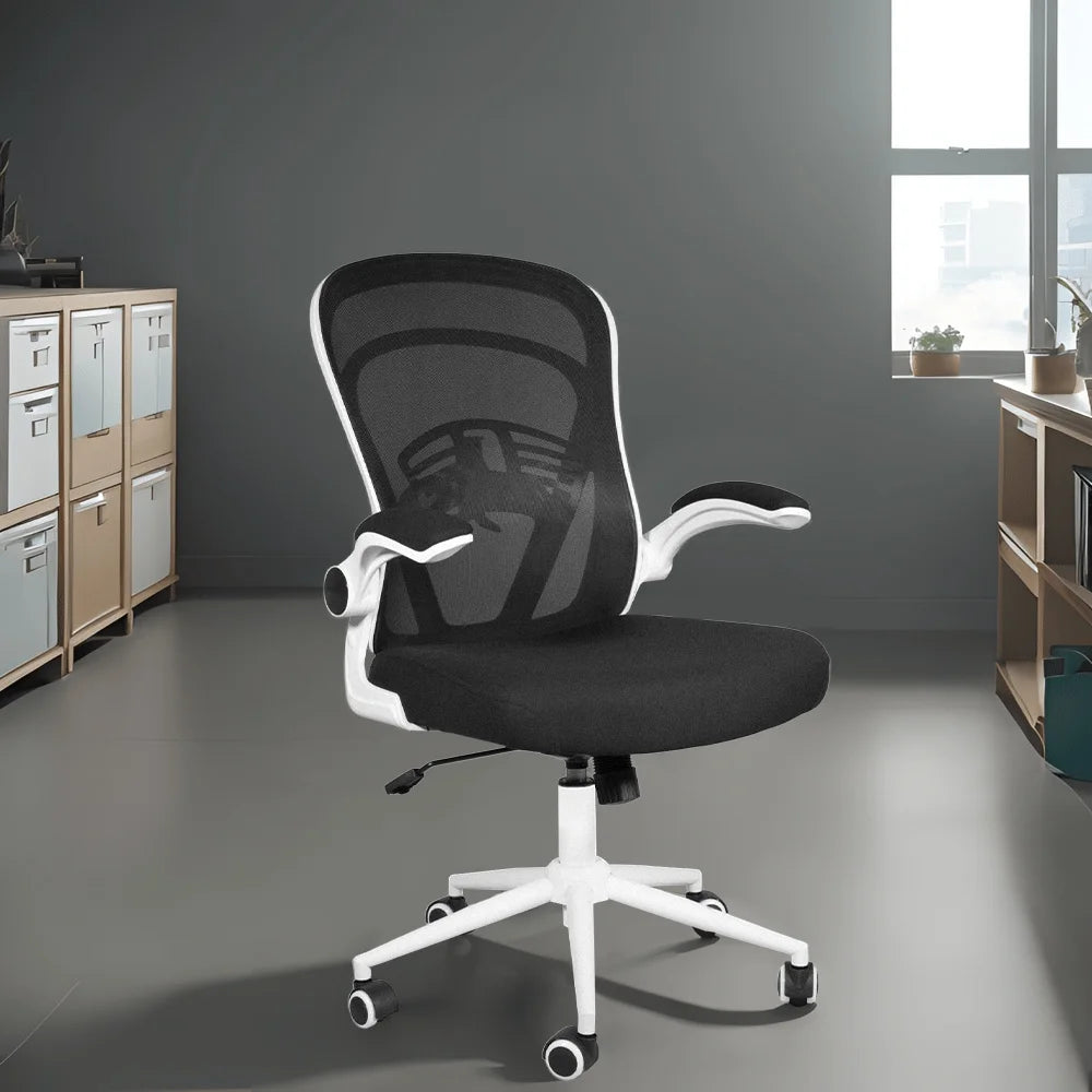 Black Ergonomic Mesh Office Chair with Wheels W4009