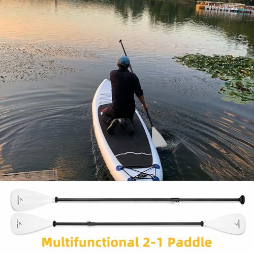 Adjustable Floating Paddle with Aluminum Alloy Shaft and 2 Nylon Blades D4173