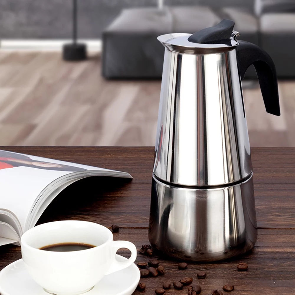 Stainless Steel Electric Coffee Maker V9597