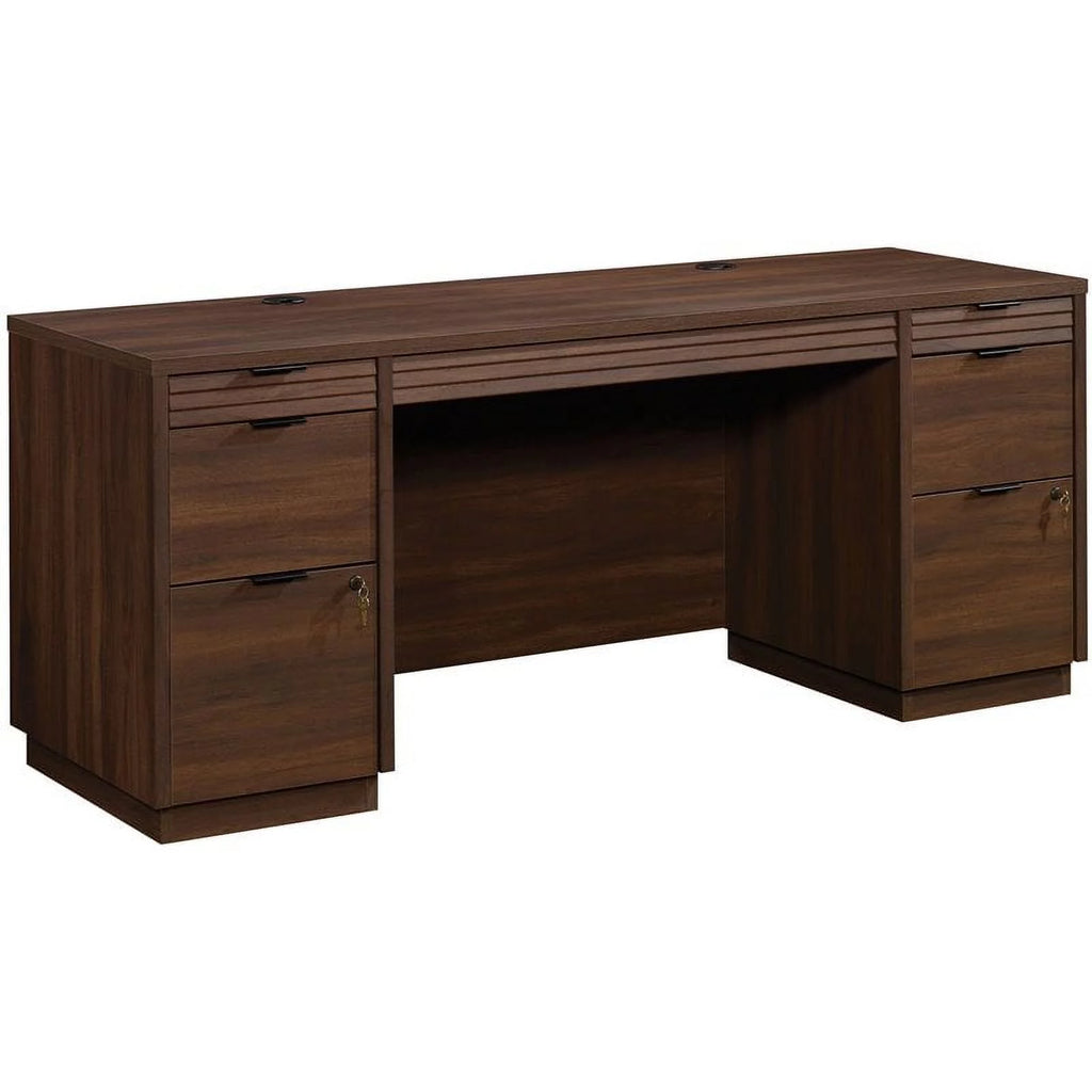 3-Piece Credenza Desk & Hutch & Utility Stand P335743