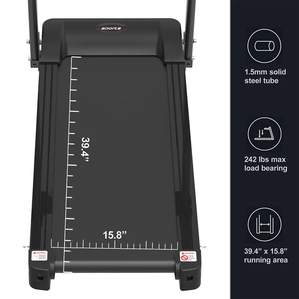 Portable Folding Treadmill with Incline W48366