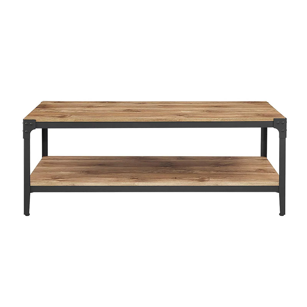 Rustic Metal and Wood Coffee Table X600