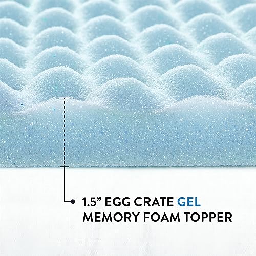 2 Inch Memory Foam Twin Mattress Topper W553