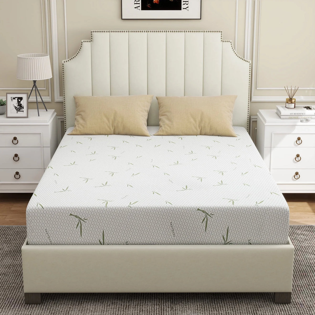 Twin Size Memory Foam Mattress with Cover A4957