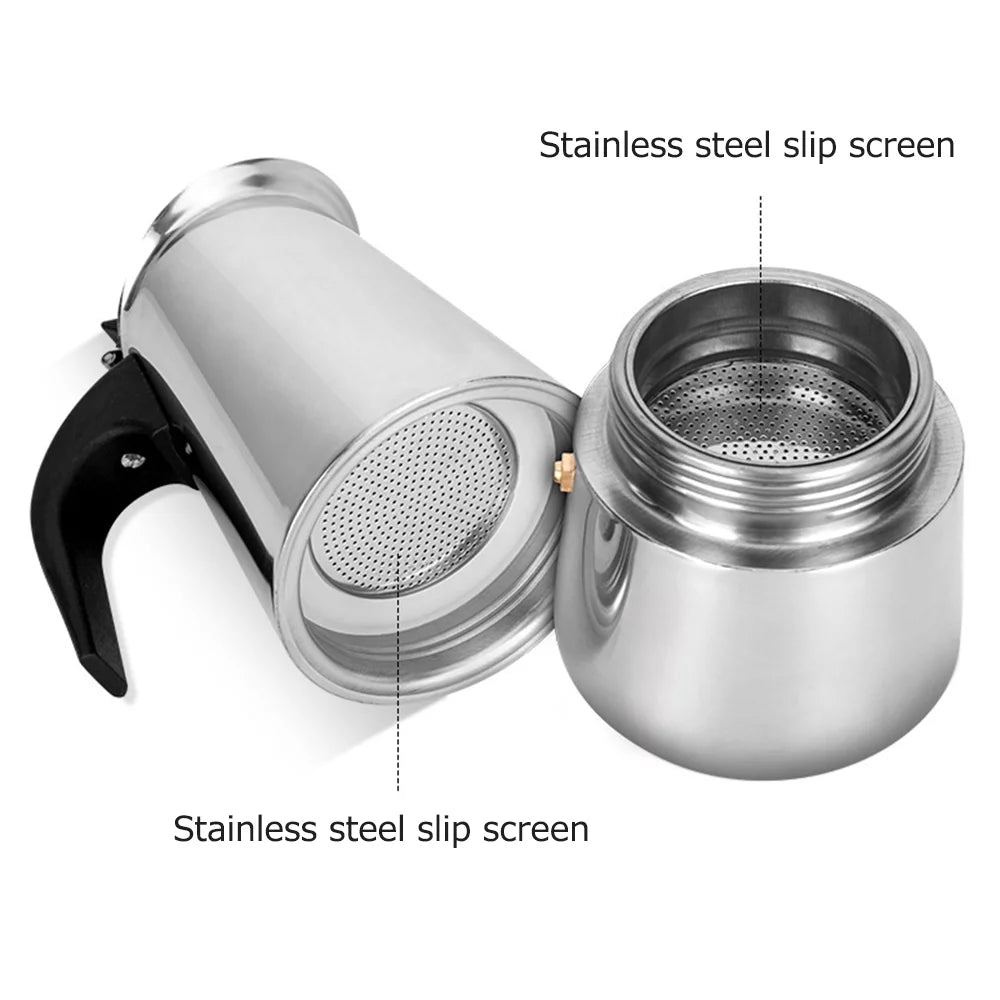 Stainless Steel Electric Coffee Maker V9597