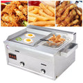 Multi-function Deep Fryer Stainless Steel with Portable Griddle H91699