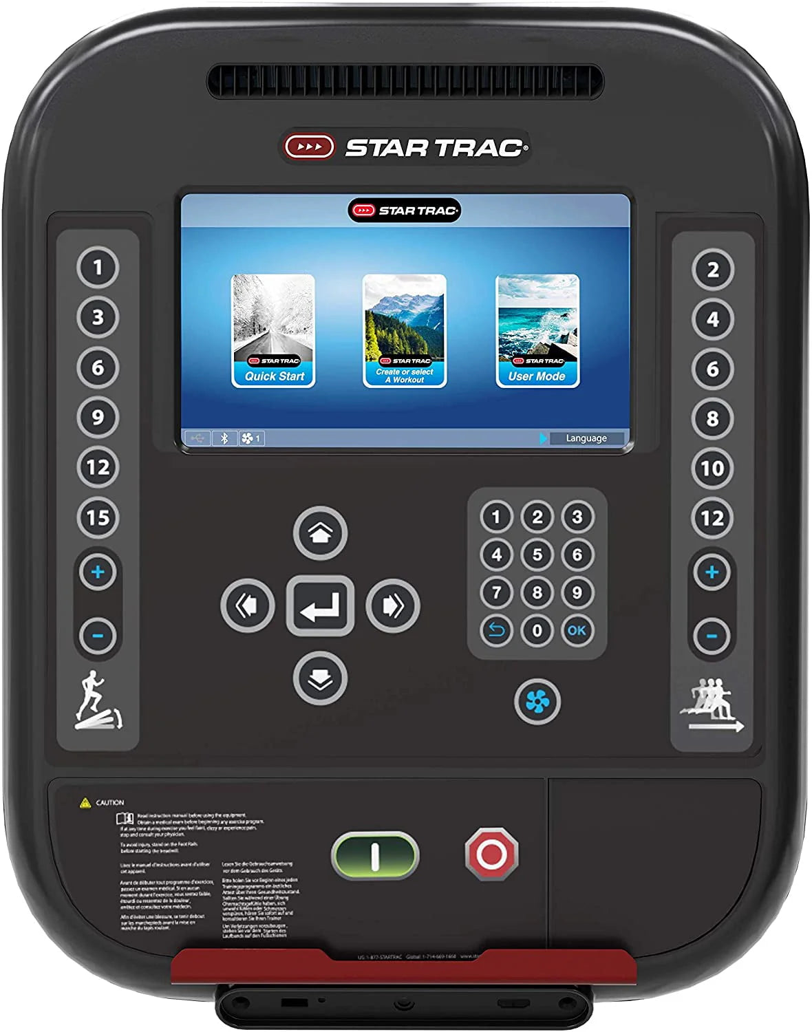 Treadmill with 10 LCD L203