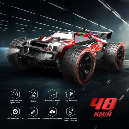1:10 Scale 4WD Off Road RC Monster Truck with 2 Battery D872892