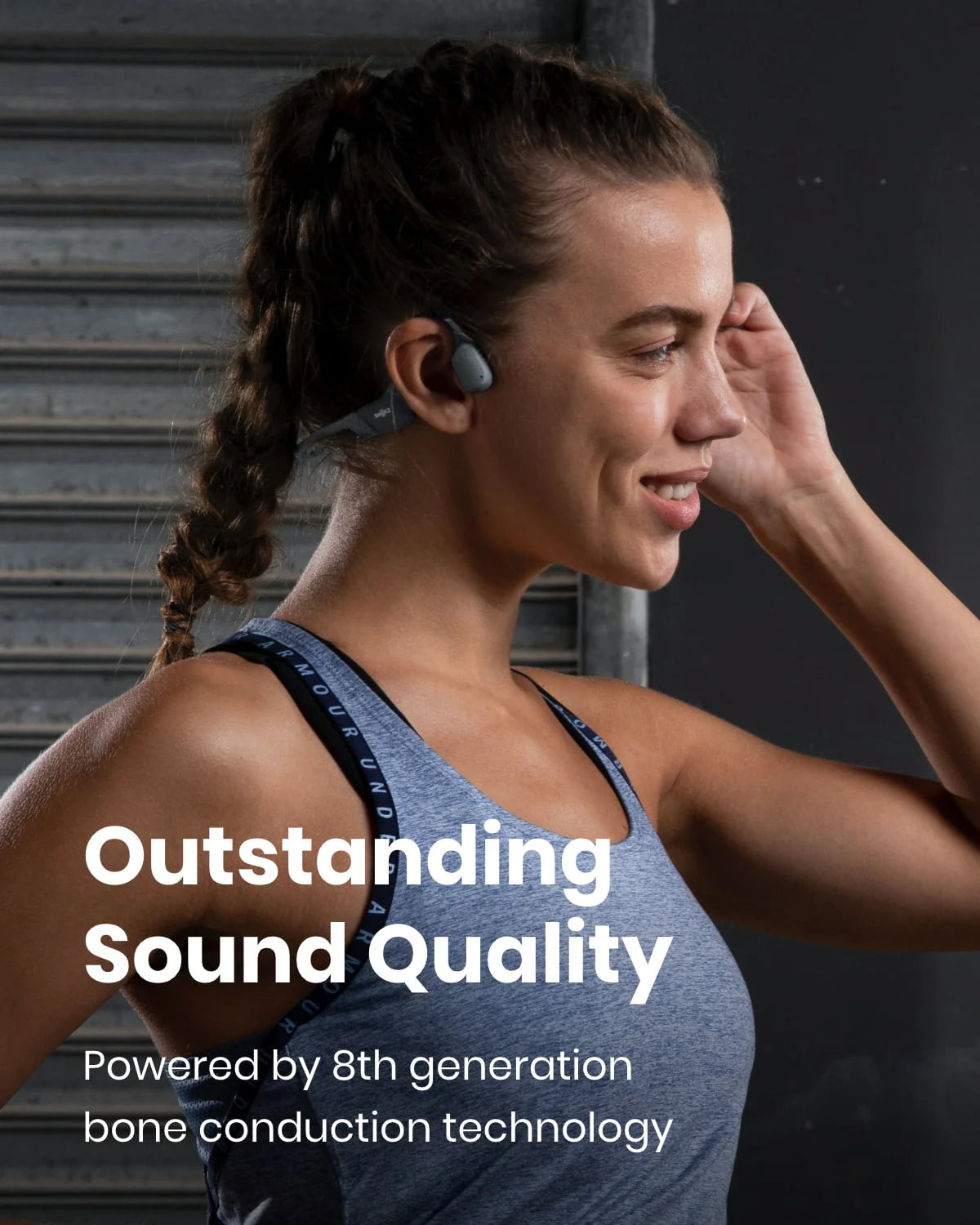 Bone Conduction Waterproof Bluetooth Headphones V698427