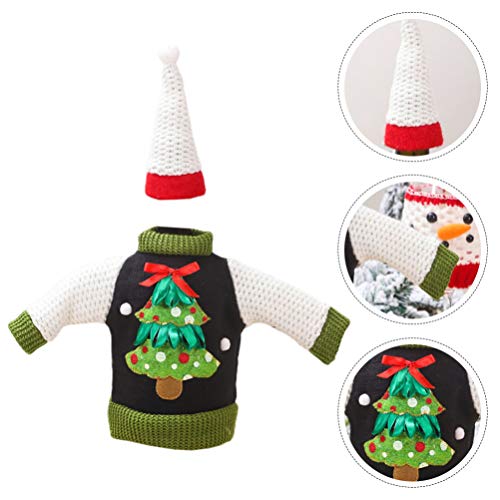 Christmas Wine Bottle Covers with Hat D811