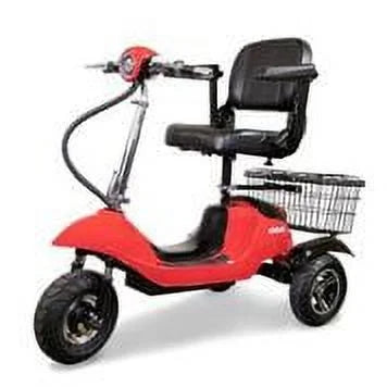 Red Long Range Mobility Scooter D124