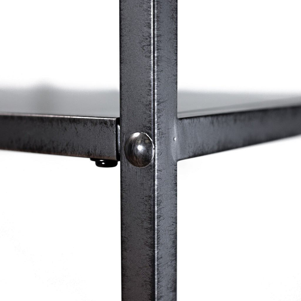 Grey Metal 6-Shelf Bookshelf A43225