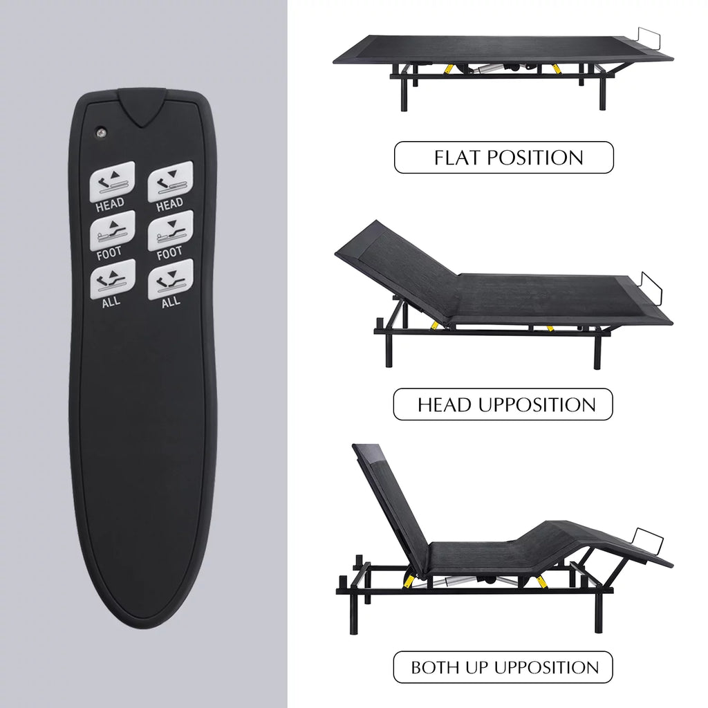 Queen Size Ergonomic Electric Adjustable Bed Base Frame T76837