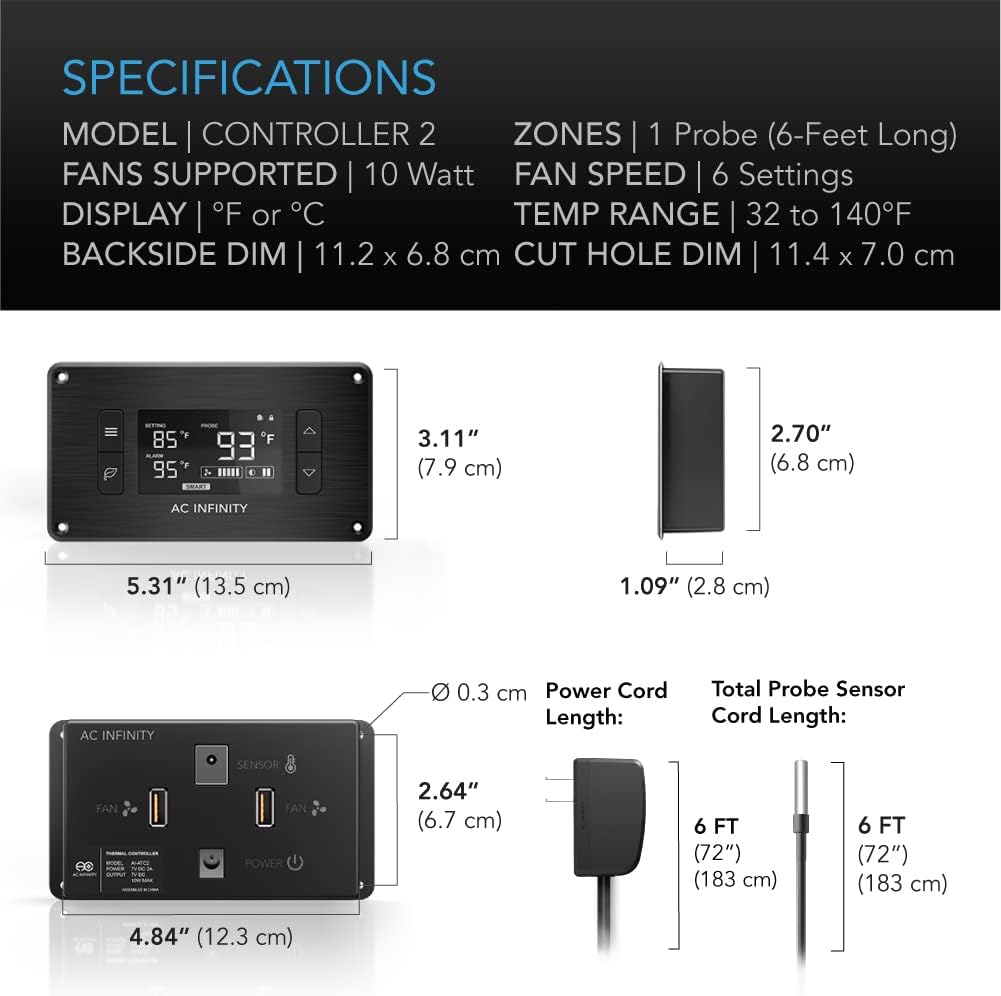 Fan Thermostat and Speed Controller A1304
