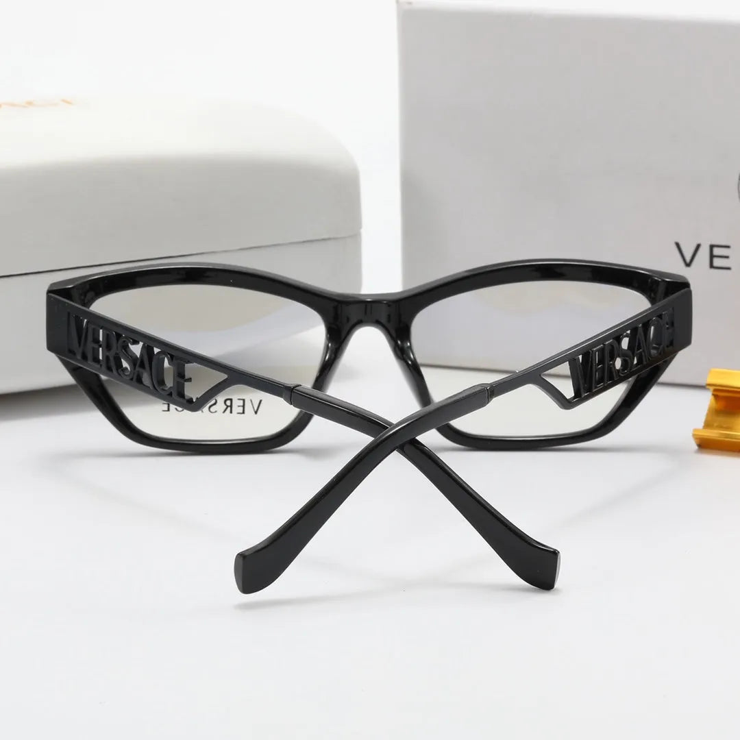Simple Hollow Letter Flat Glasses K879