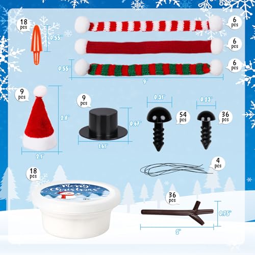 36 Pack Christmas Crafts Kit Modeling Clay R911