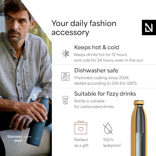 Stainless Steel Insulated Water Bottle 25.4oz X15213
