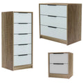 3 Drawer Dresser & Nightstand & 5 Drawer Dresser W17965