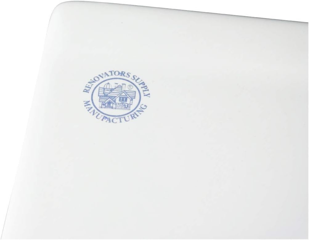 White Drop-in Rectangular Bathroom Sink with Overflow R5388