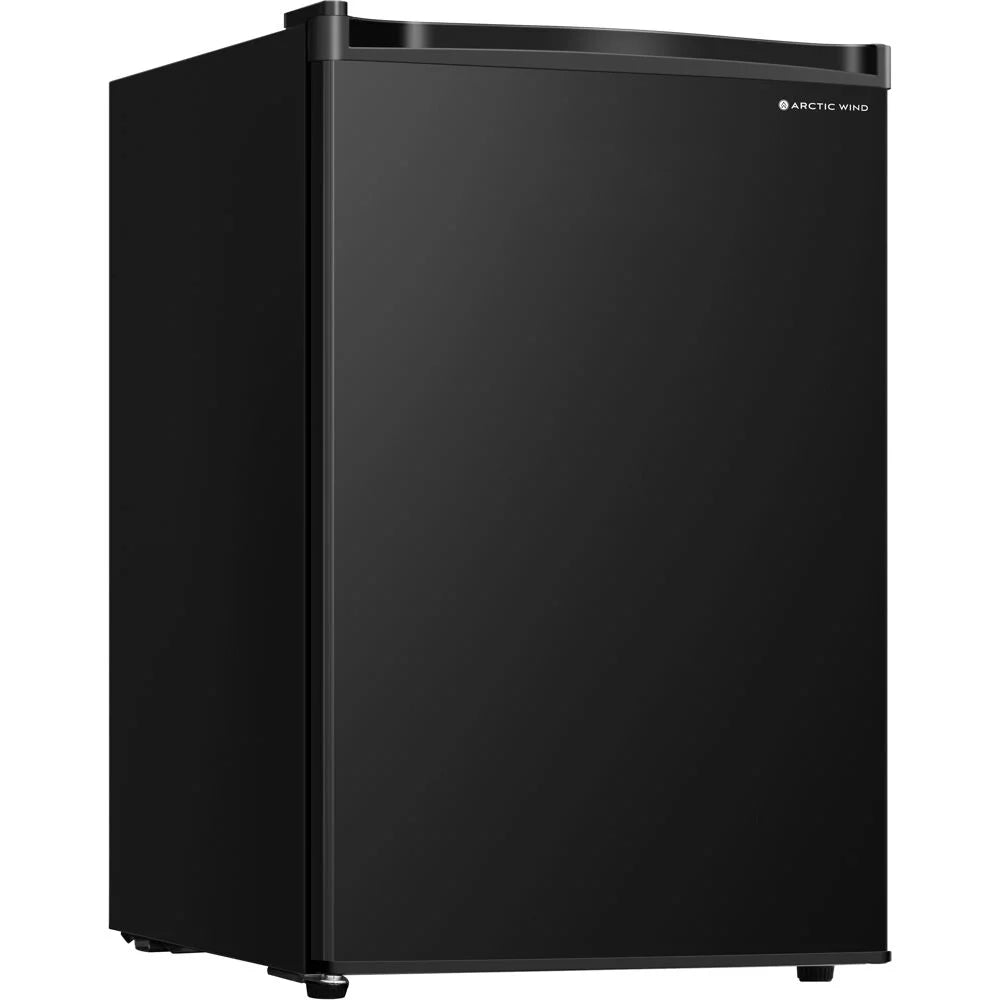 Black Compact Refrigerator with Freezer Compartment Y178460