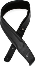 Black Leather Guitar Strap X651065