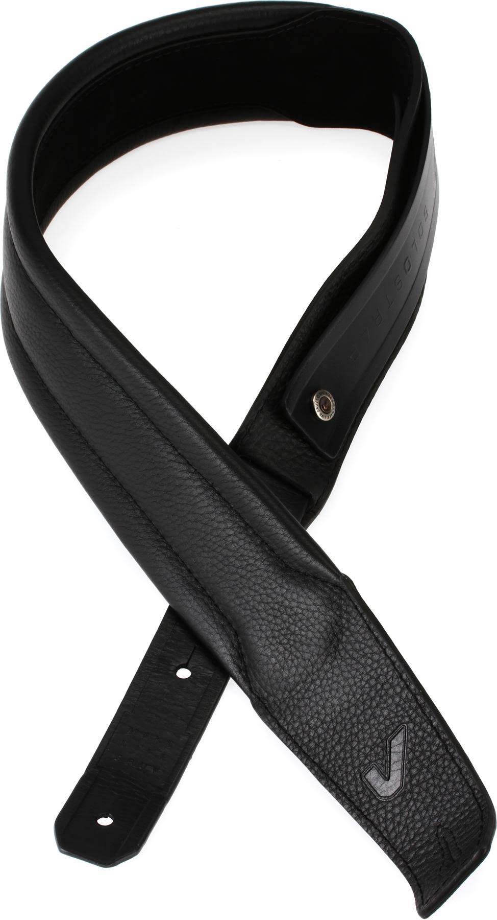 Black Leather Guitar Strap X651065