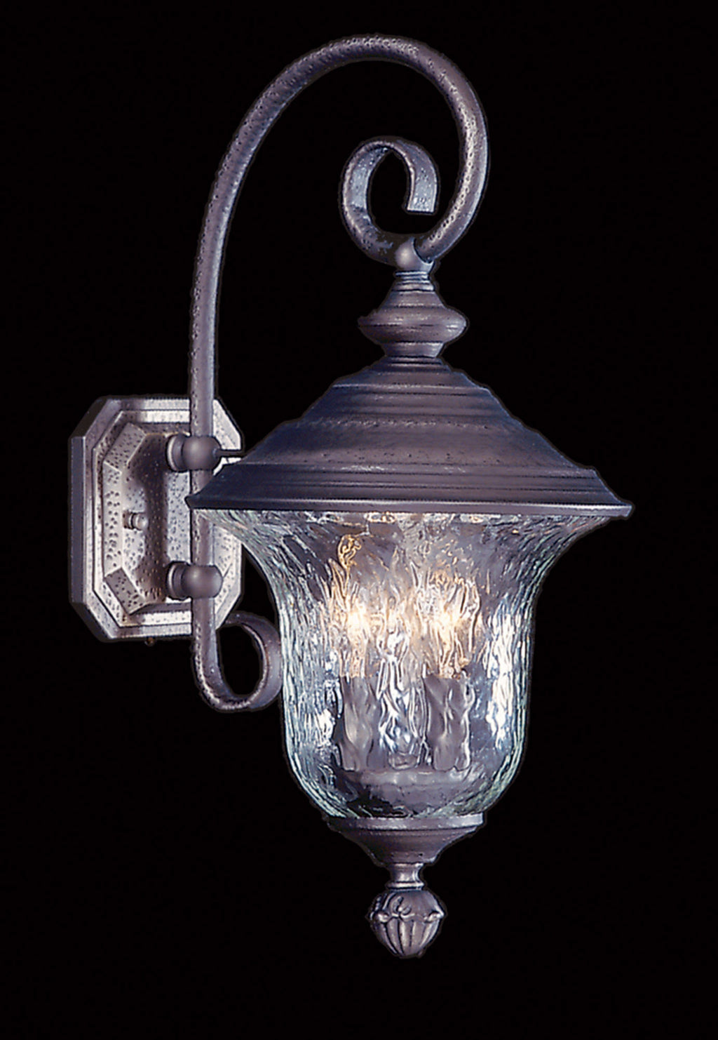 3-Light Raw Copper Exterior Wall Mount H955