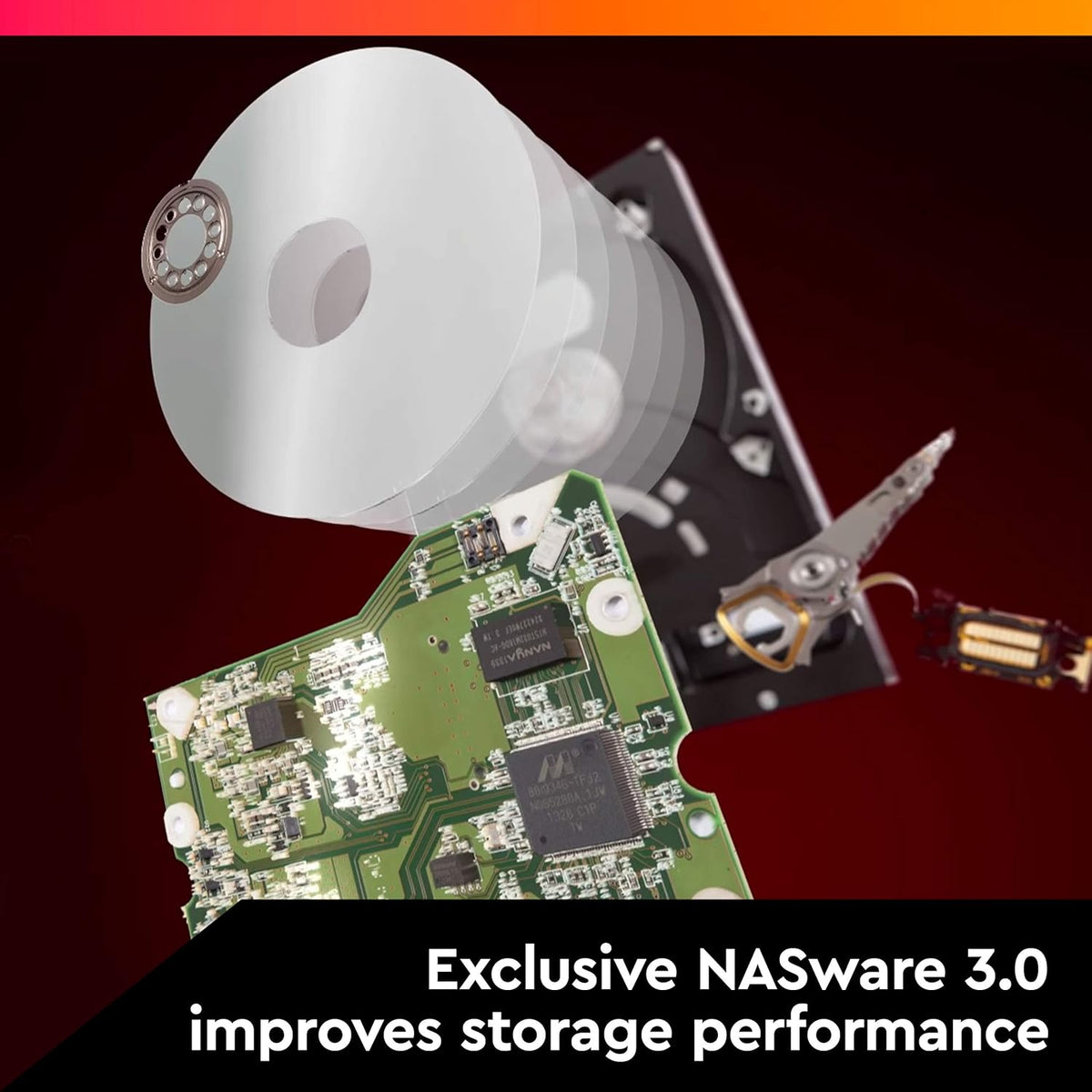 6TB NAS Internal Hard Drive HDD - 7200 RPM, SATA 6 Gb/s, CMR, 256 MB Cache, 3.5 Z921