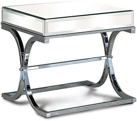 Contemporary Glass Top End Table I75412