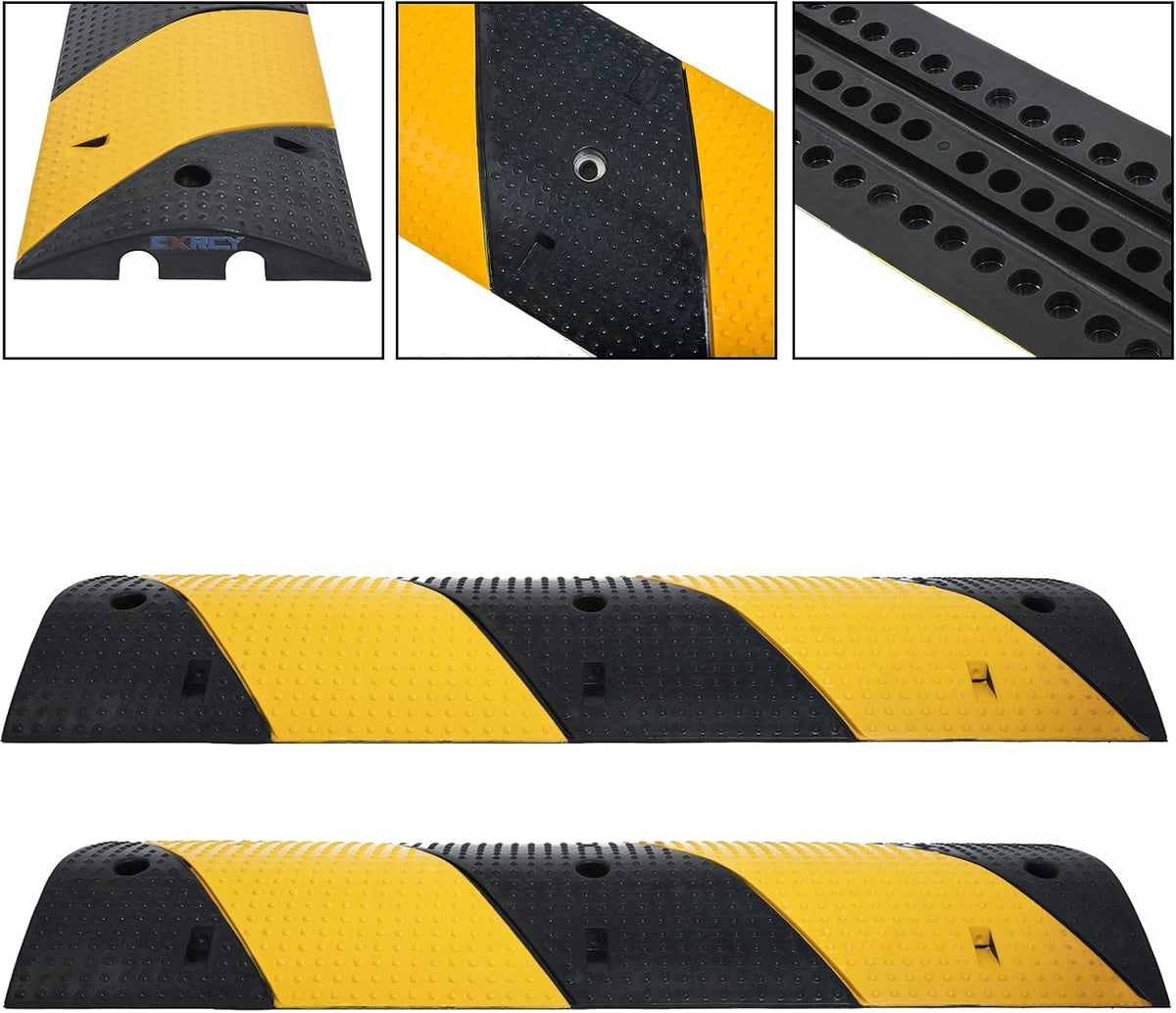 Rubber 2 Pack 2-Channel Speed Bump O77717