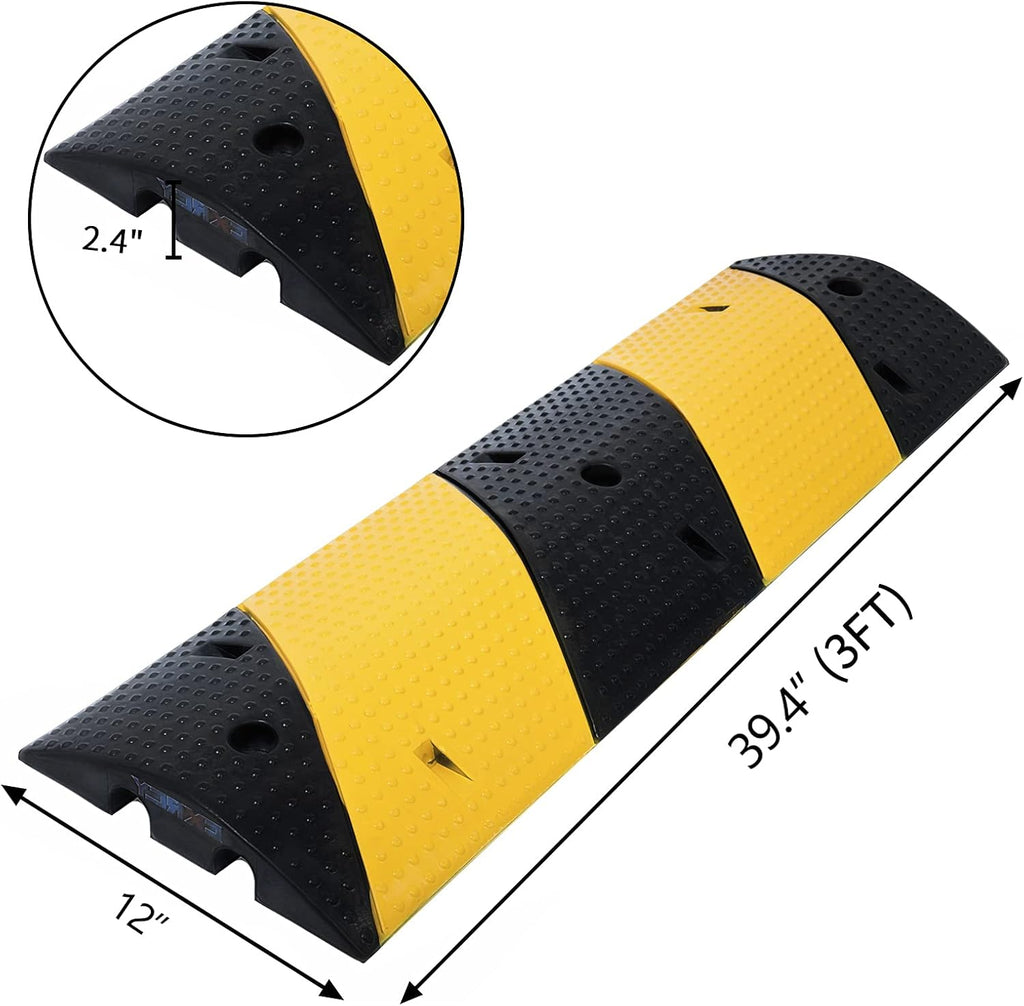 Rubber 2 Pack 2-Channel Speed Bump O77717