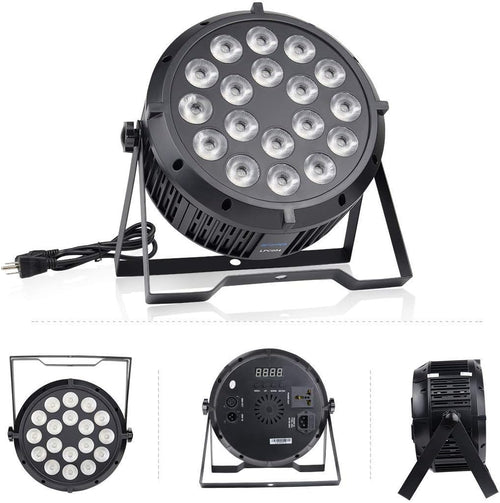 18x8W RGBW LED Stage Lights 6 Packs W226383