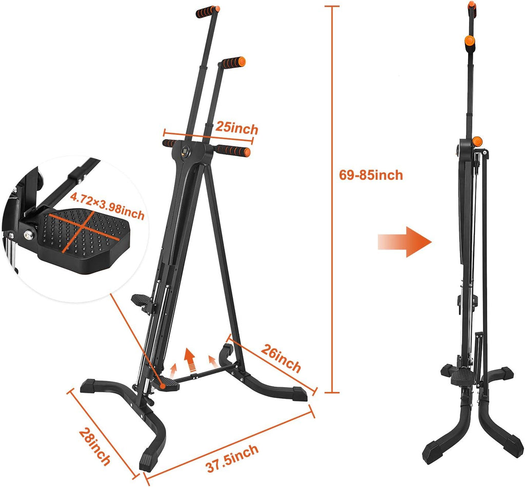 Folding Vertical Climber Stair Stepper Z42729