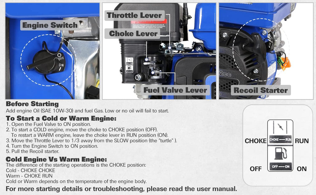 212cc 4-Cycle OHV Horizontal Shaft Gas Engine R7756