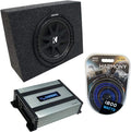 Compatible with Universal Regular Standard Cab Truck Single 10 Loaded Sub Box Enclosure with Amplifier O264867