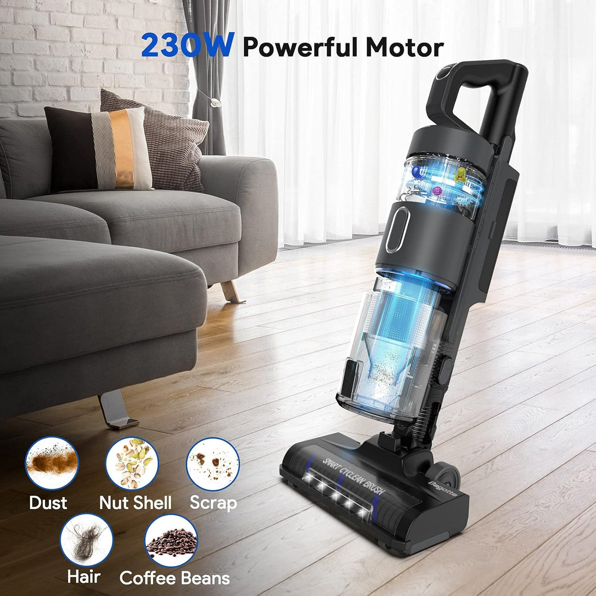 25KPa 230W Cordless Stick Handheld Vacuum Cleaner W89029