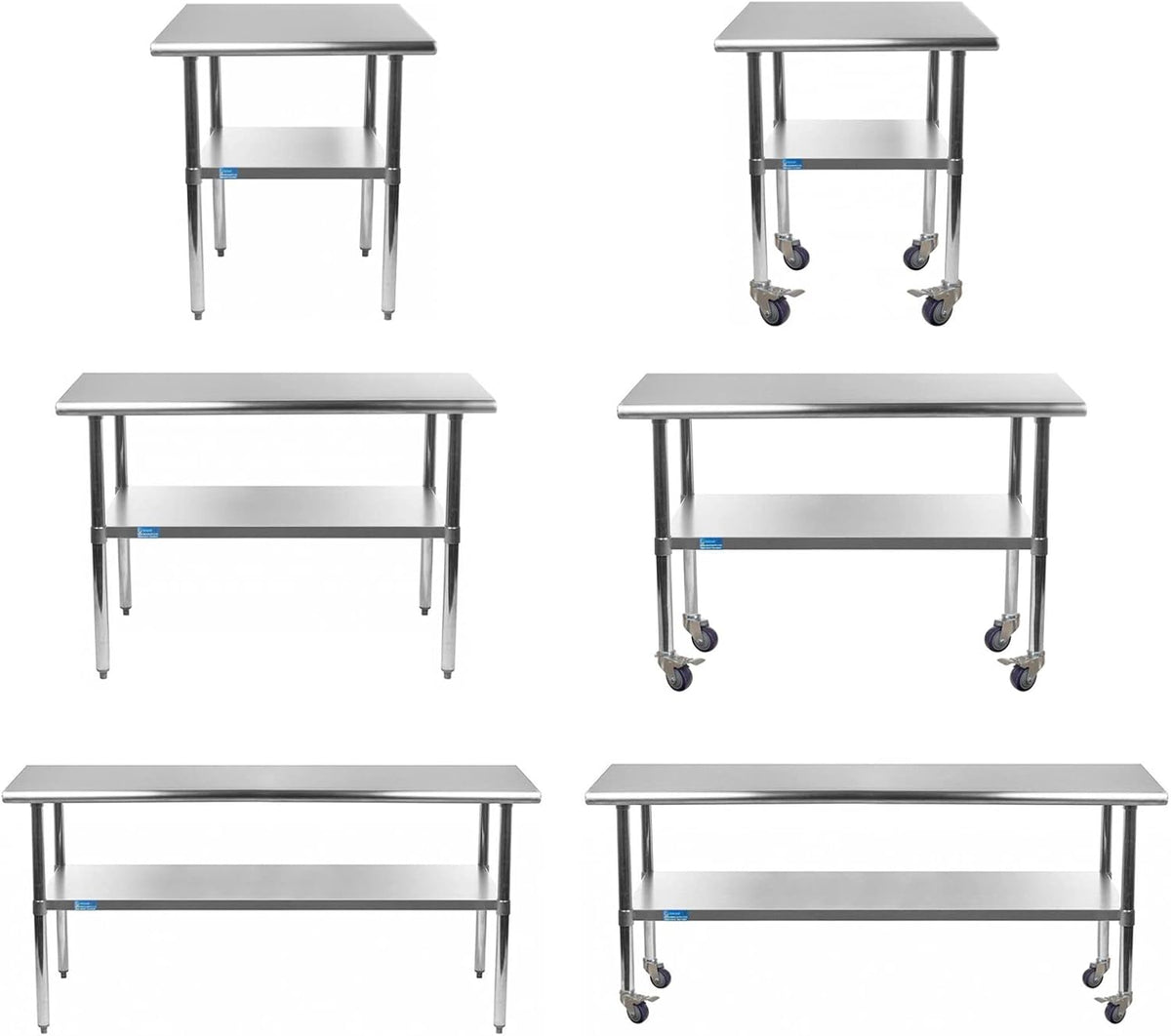 Stainless Steel Table with Casters L5485