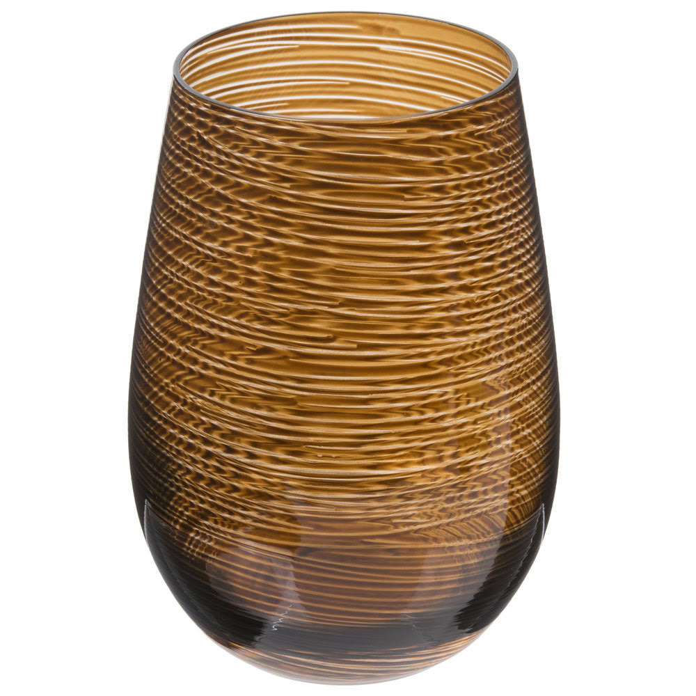16.5 oz. Brown Stemless Wine Glass Tumbler P808563