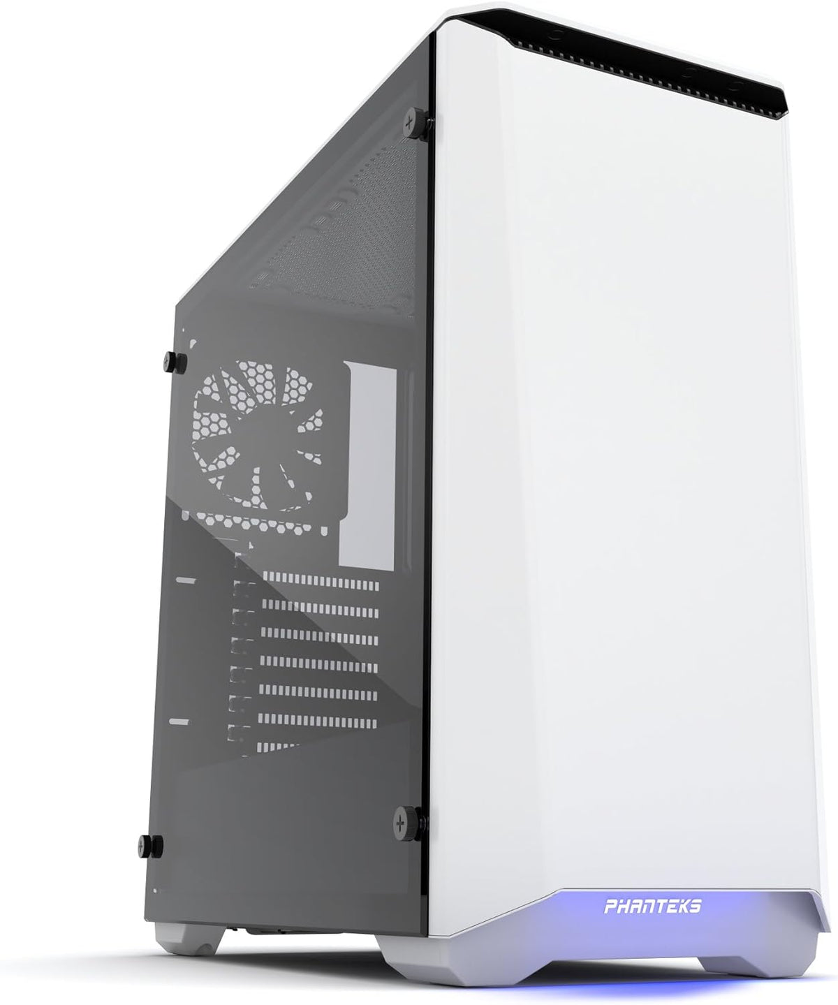 Steel ATX Mid Tower Case Tempered Glass Satin Black H650