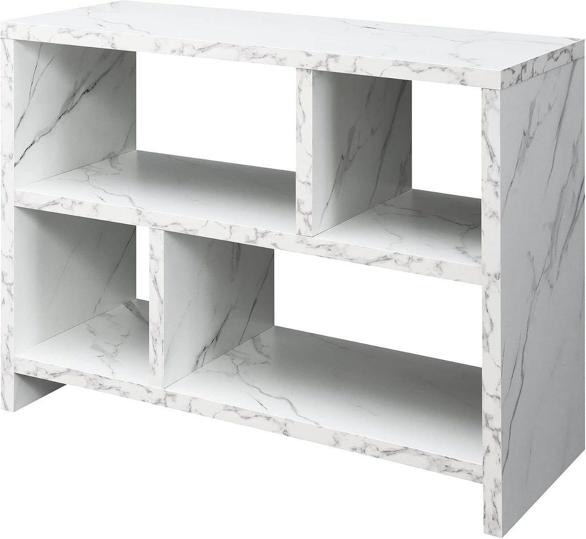 White Console Bookcase N27729