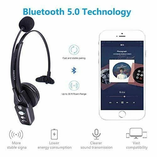 Wireless Bluetooth Noise Cancelling Headset H4784